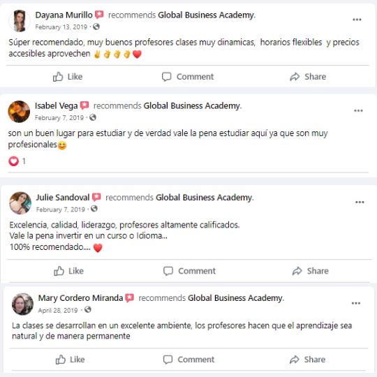 Reseñas de Facebook 6